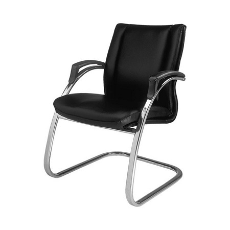 صندلی کنفرانسی چرمی سیاه